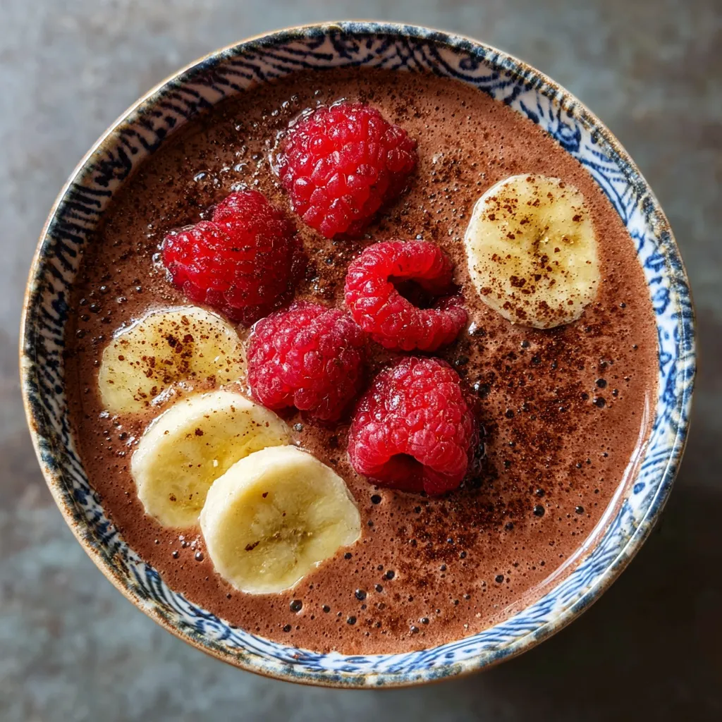 Chocolate Raspberry Smoothie