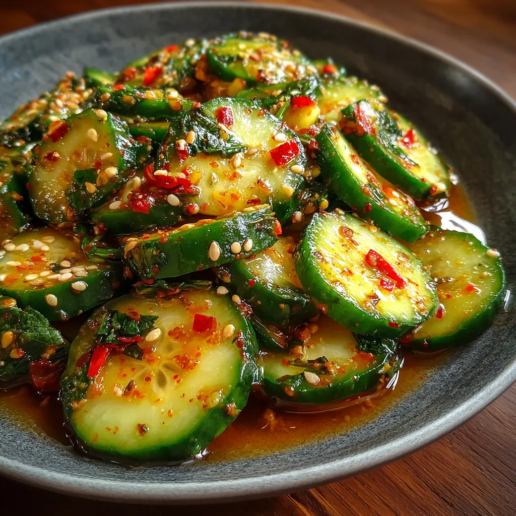 Spicy Asian Cucumber Salad
