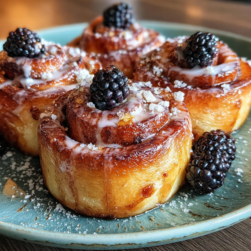Blackberry Cinnamon Rolls