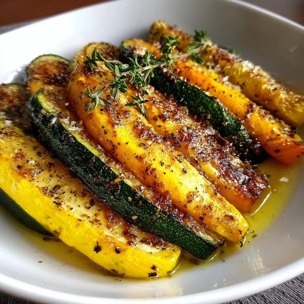 Roasted Zucchini and Squash