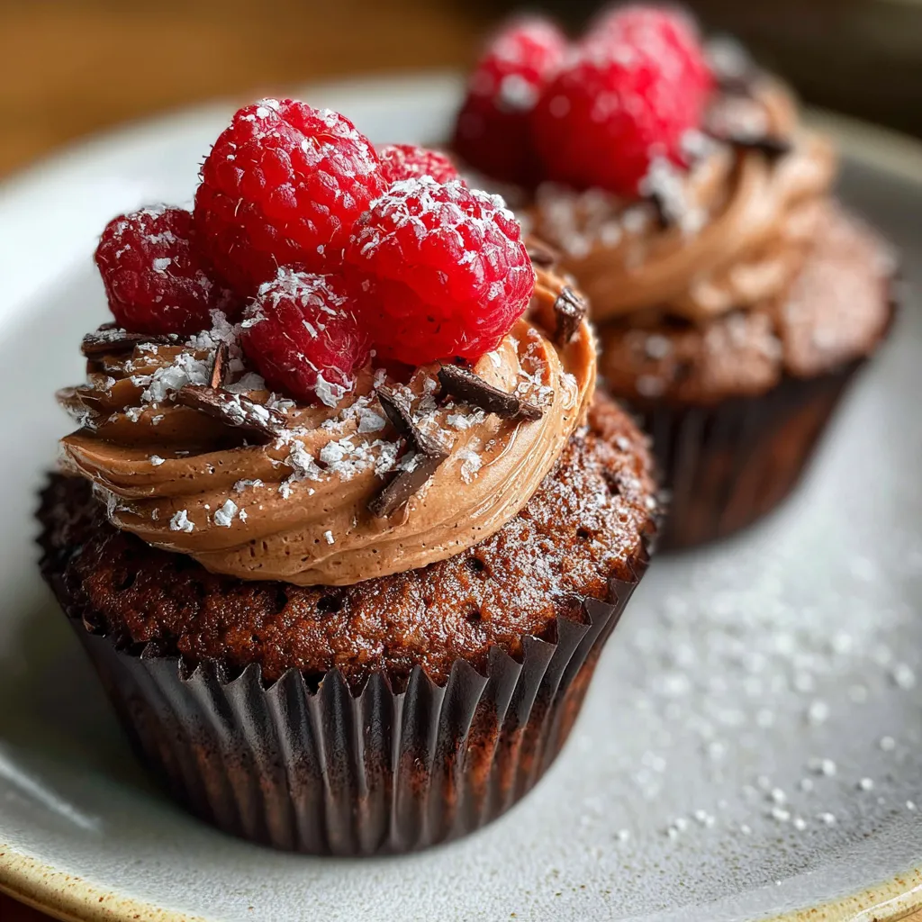 Chocolate Raspberry Cupcakes