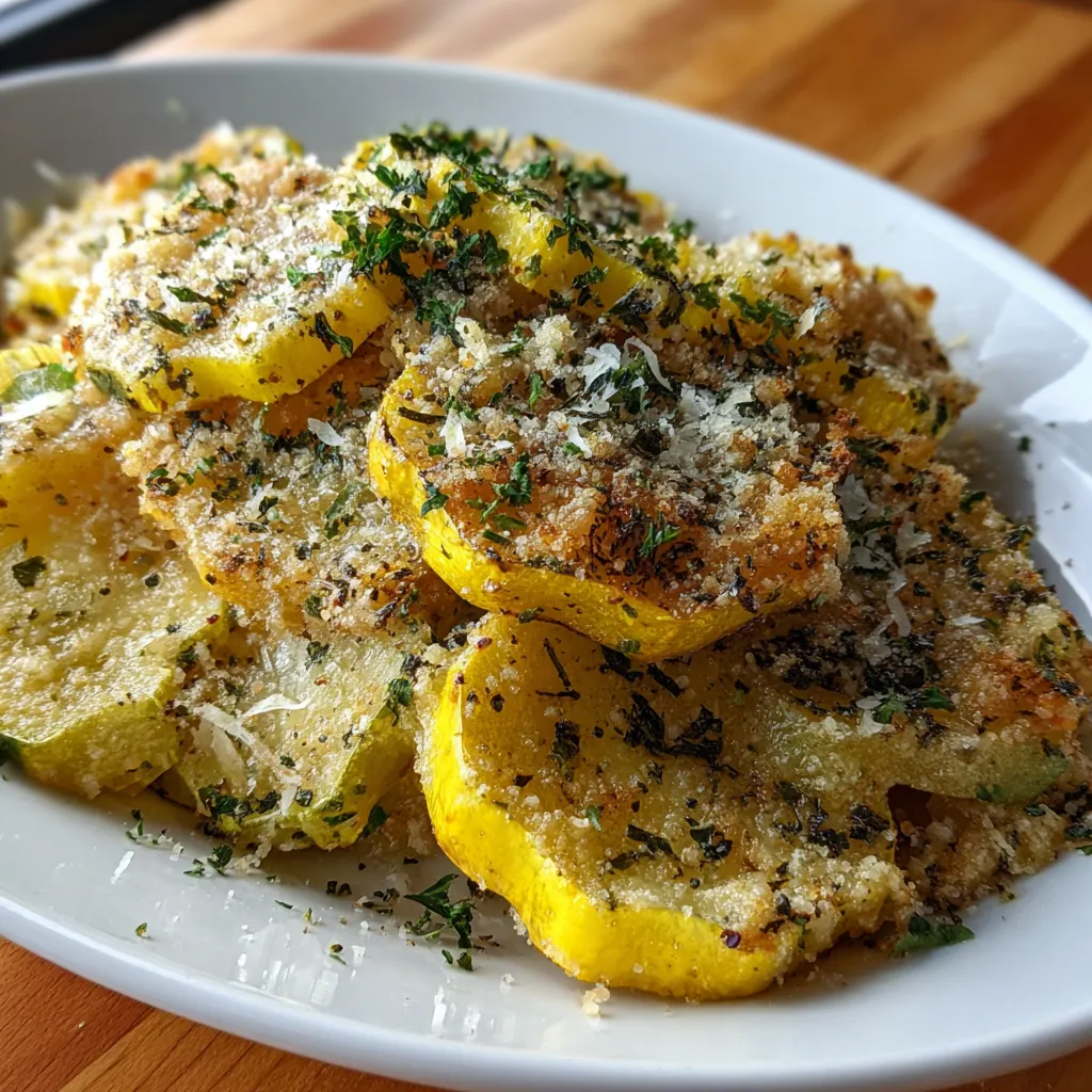 Parmesan Baked Yellow Squash