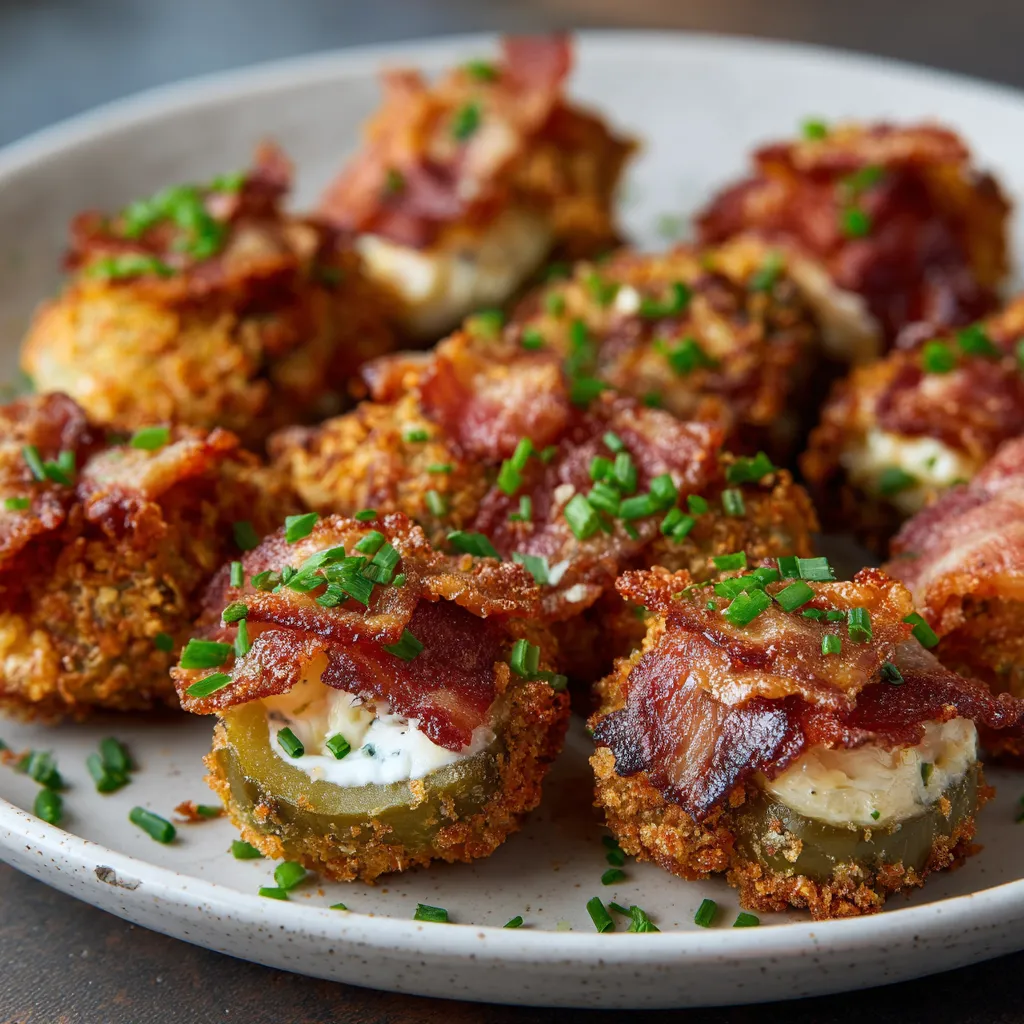Crunchy Pickle Poppers
