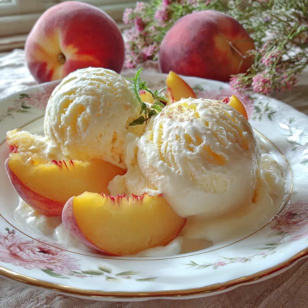 Peach Ice Cream
