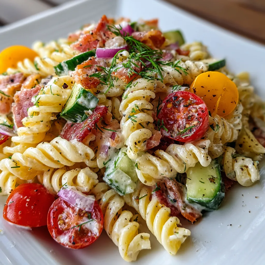 Bacon Ranch Pasta Salad