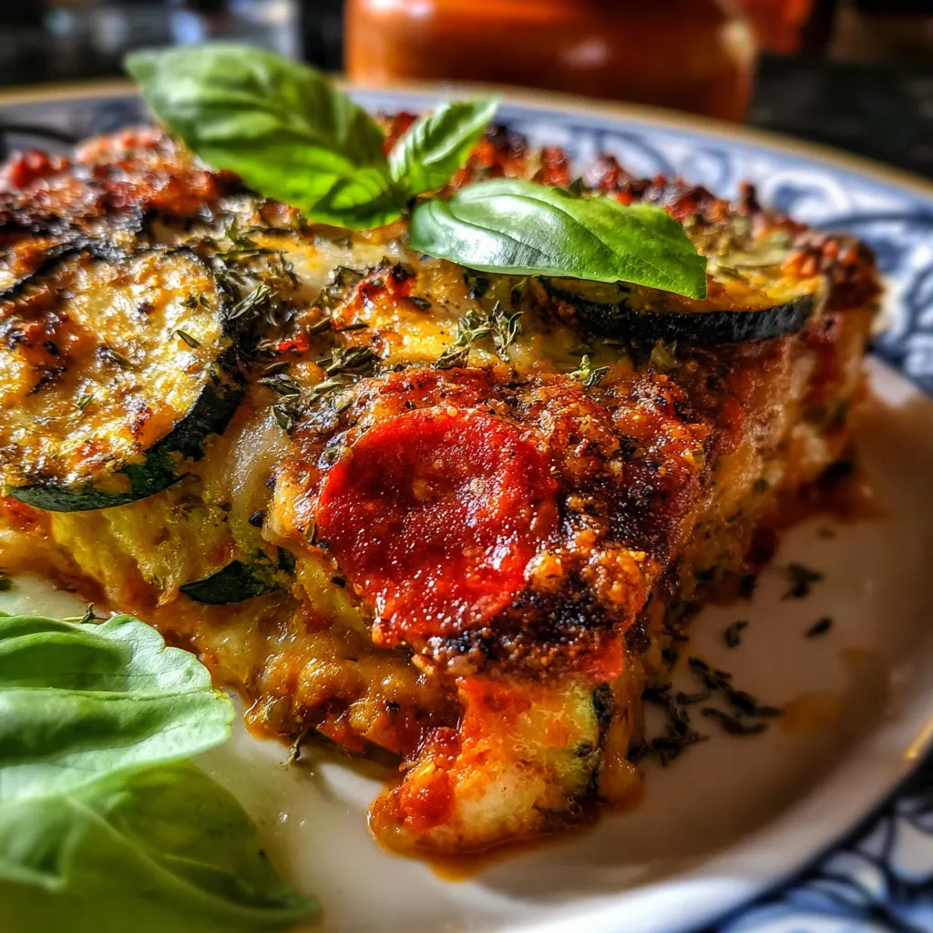 Zucchini Pizza Casserole