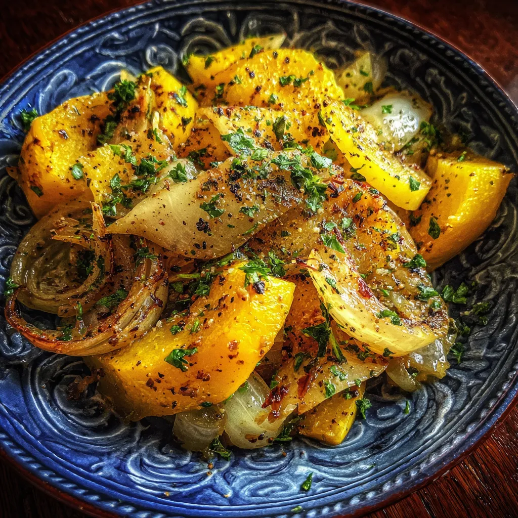 Old School Squash and Onions