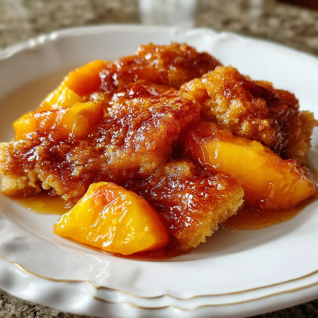 Mini Peach Cobbler