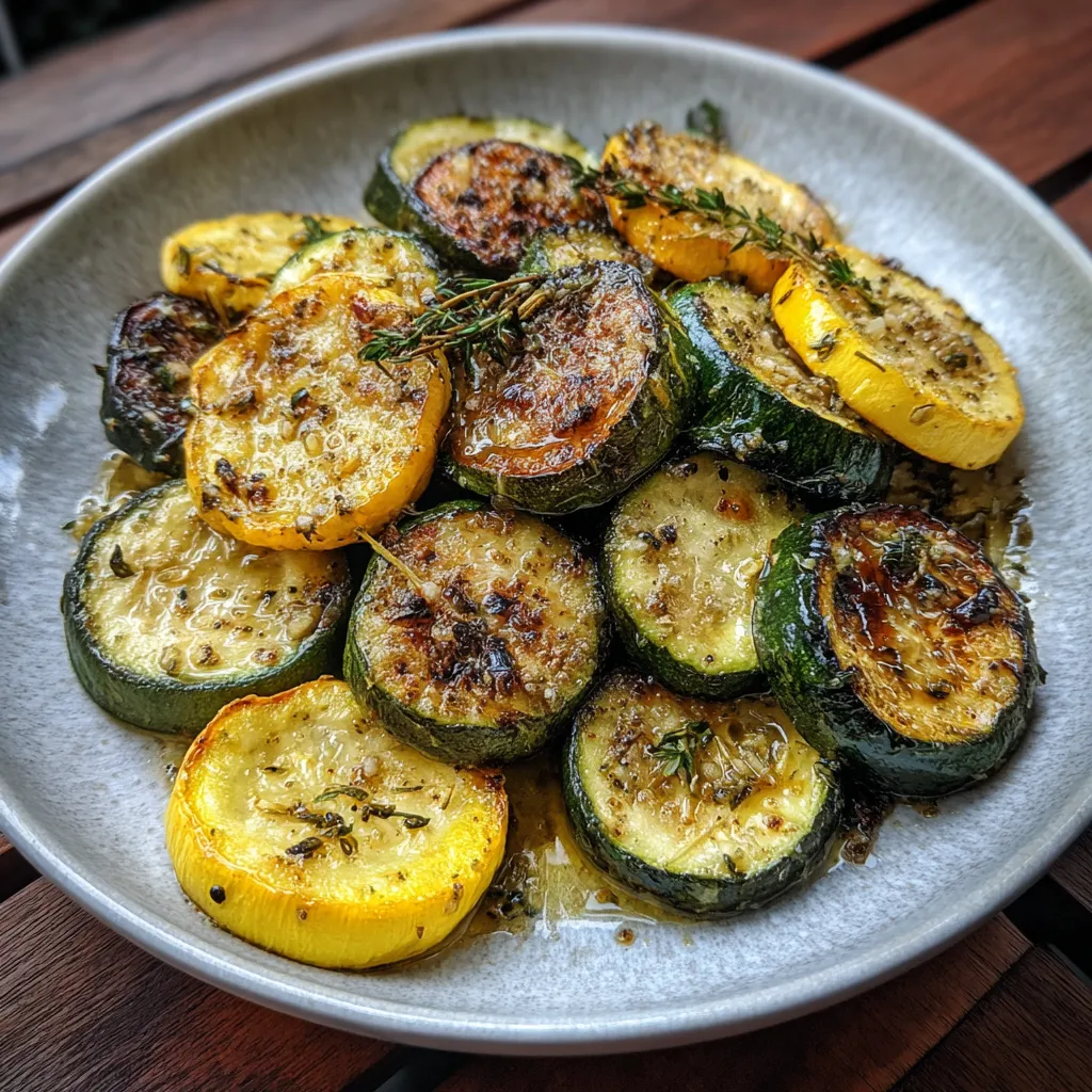 Roasted Zucchini and Summer Squash