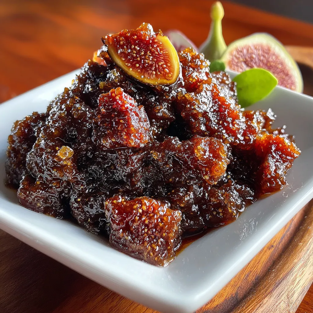Boozy Bourbon Vanilla Fig Jam