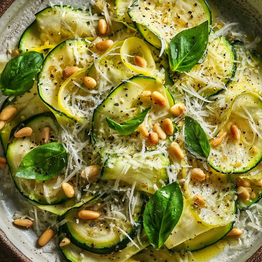 Shaved Zucchini Salad with Lemon & Parmesan