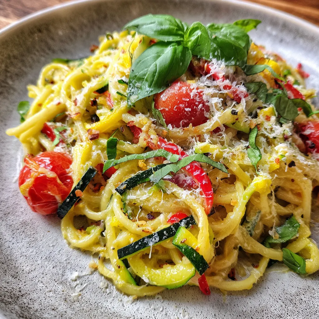 Vegetarian Zucchini Pasta