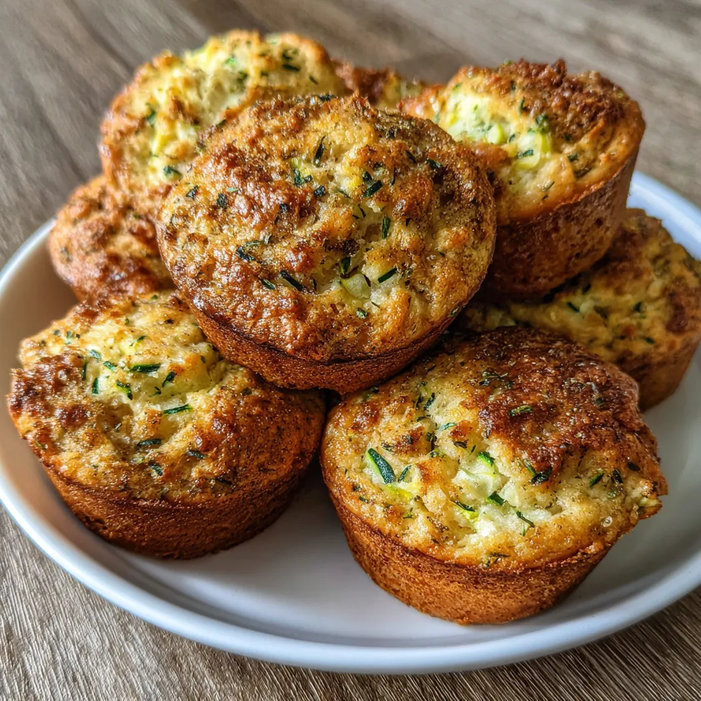 Zucchini Coffee Cake Muffins