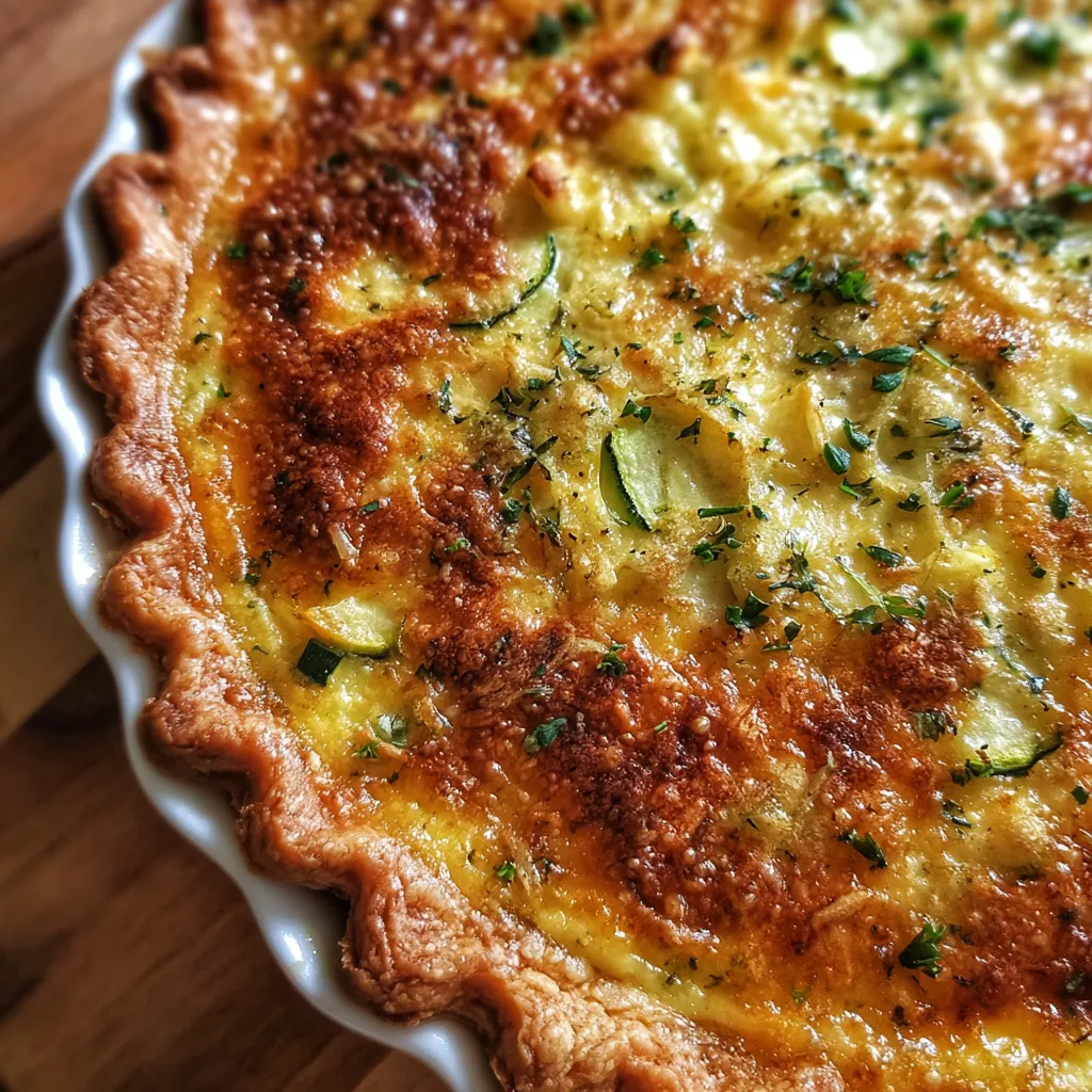 Cheesy Zucchini Pie