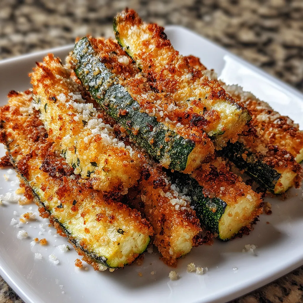 Crispy Oven Baked Zucchini Fries