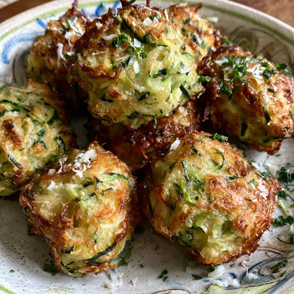 Healthy Zucchini Garlic Bites