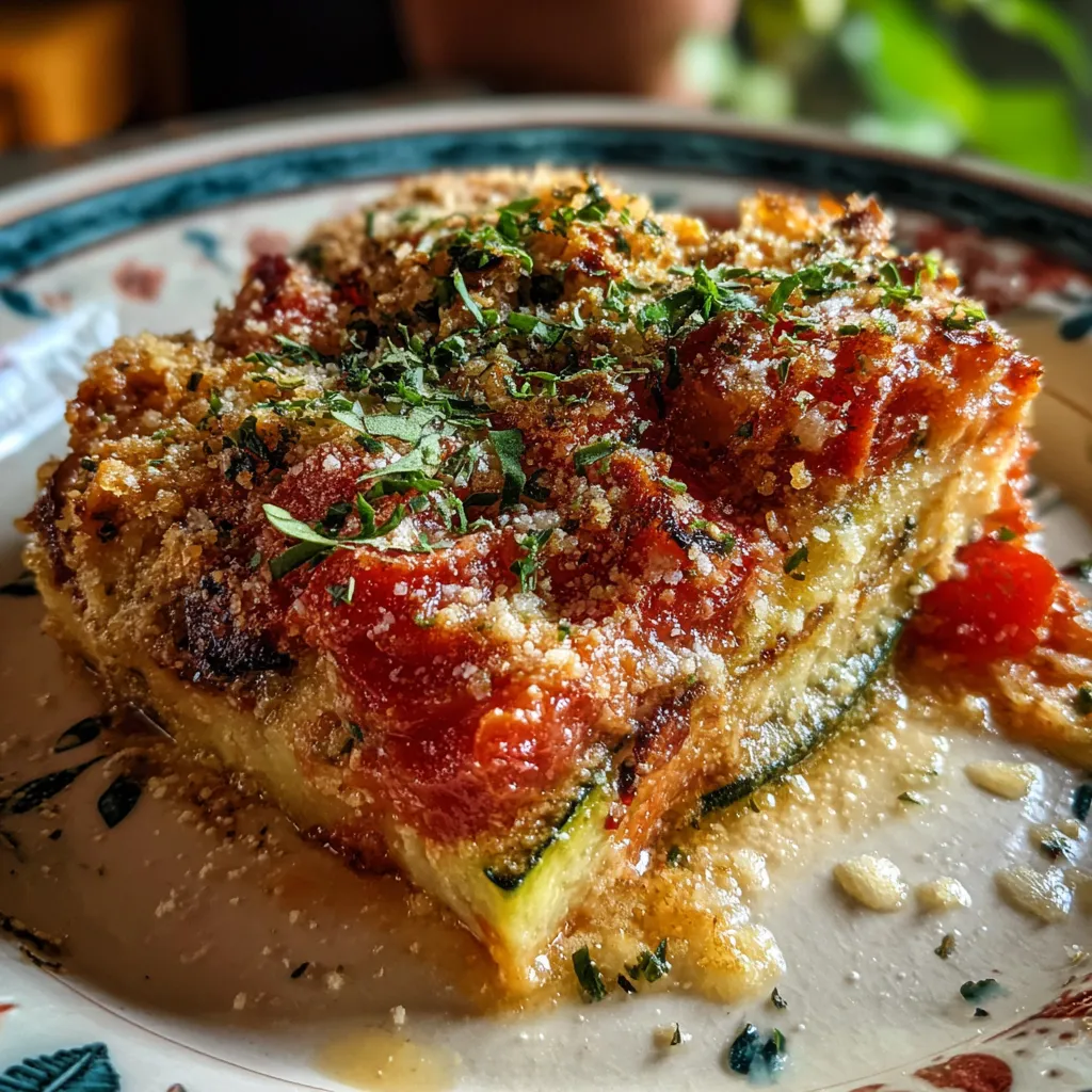 Zucchini and Tomato Gratin