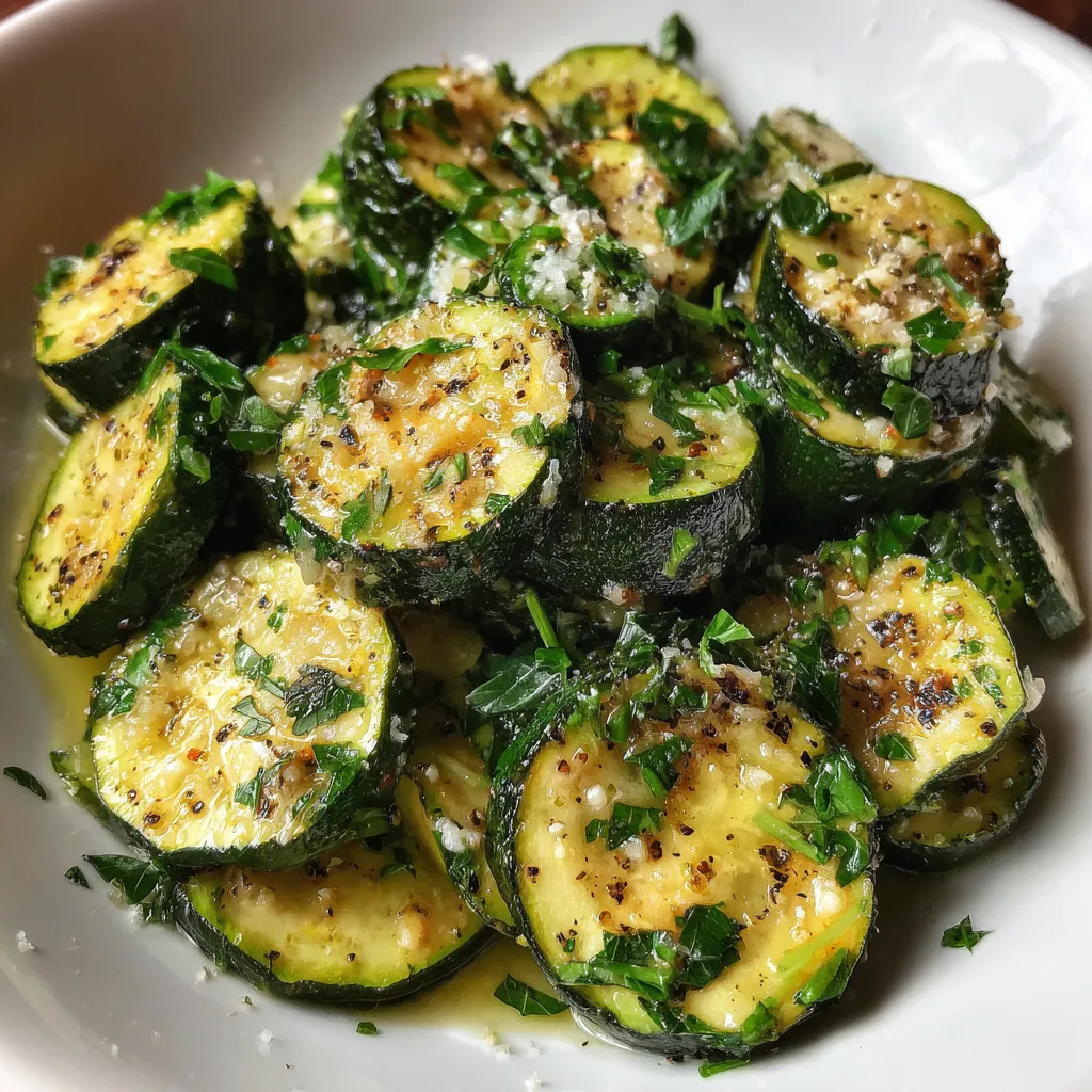 Garlic Butter Sautéed Zucchini