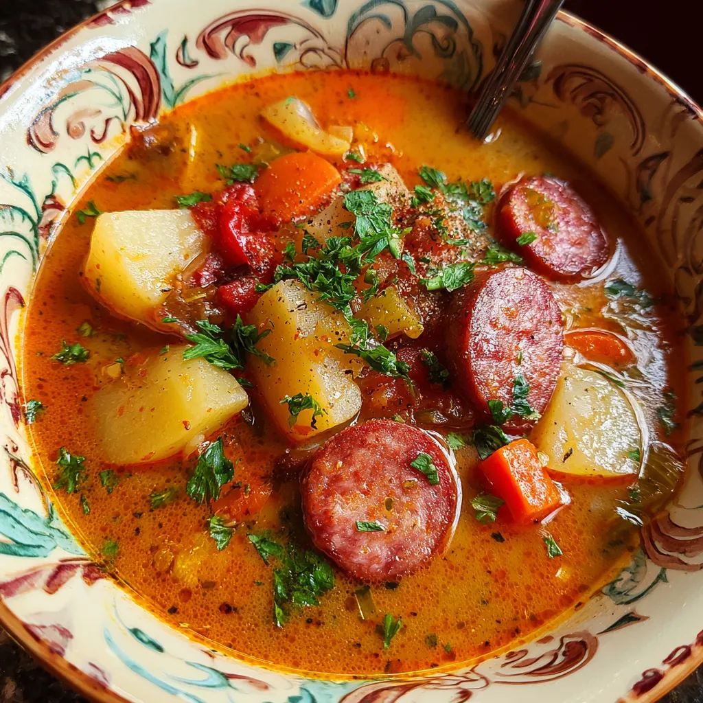 Kielbasa Potato Soup