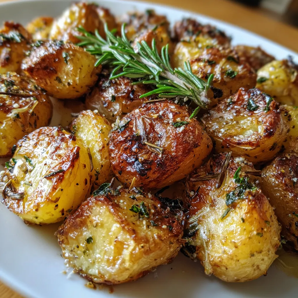 Crispy Roast Potatoes with Rosemary and Garlic