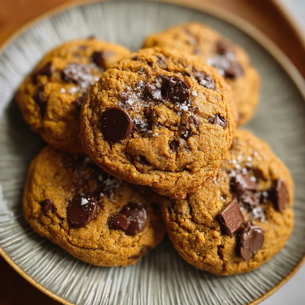 Brown Butter Pumpkin Chocolate Chip Cookies