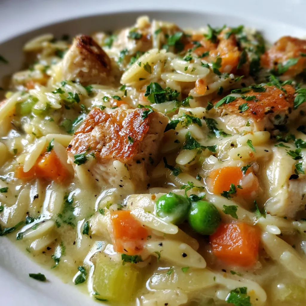 Chicken Pot Pie Orzo