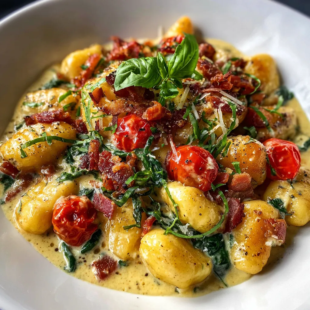 Creamy Tuscan Gnocchi