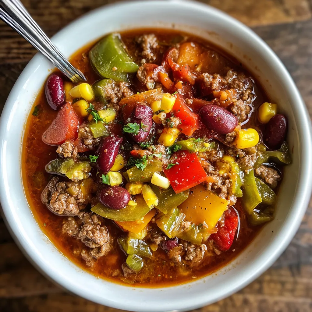 Hearty Slow Cooker Cowboy Soup