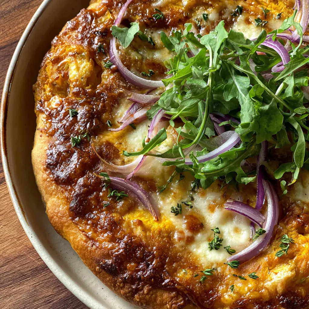 Pumpkin Gouda Pizza