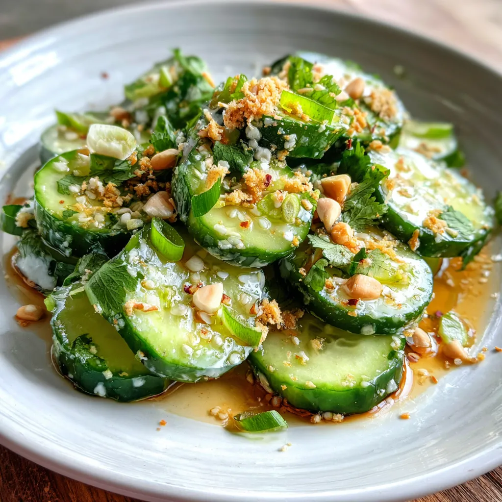 Creamy Asian Cucumber Salad