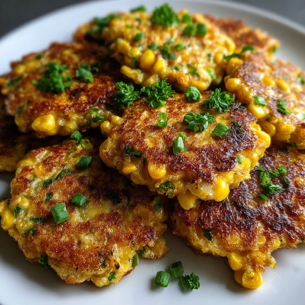 Healthy Southern Corn Fritters with Hidden Veggies