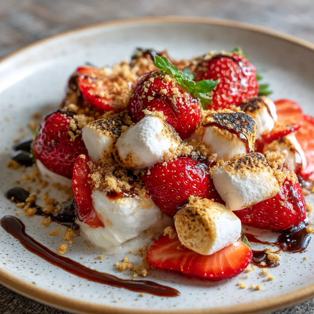 Toasted Marshmallow Strawberries