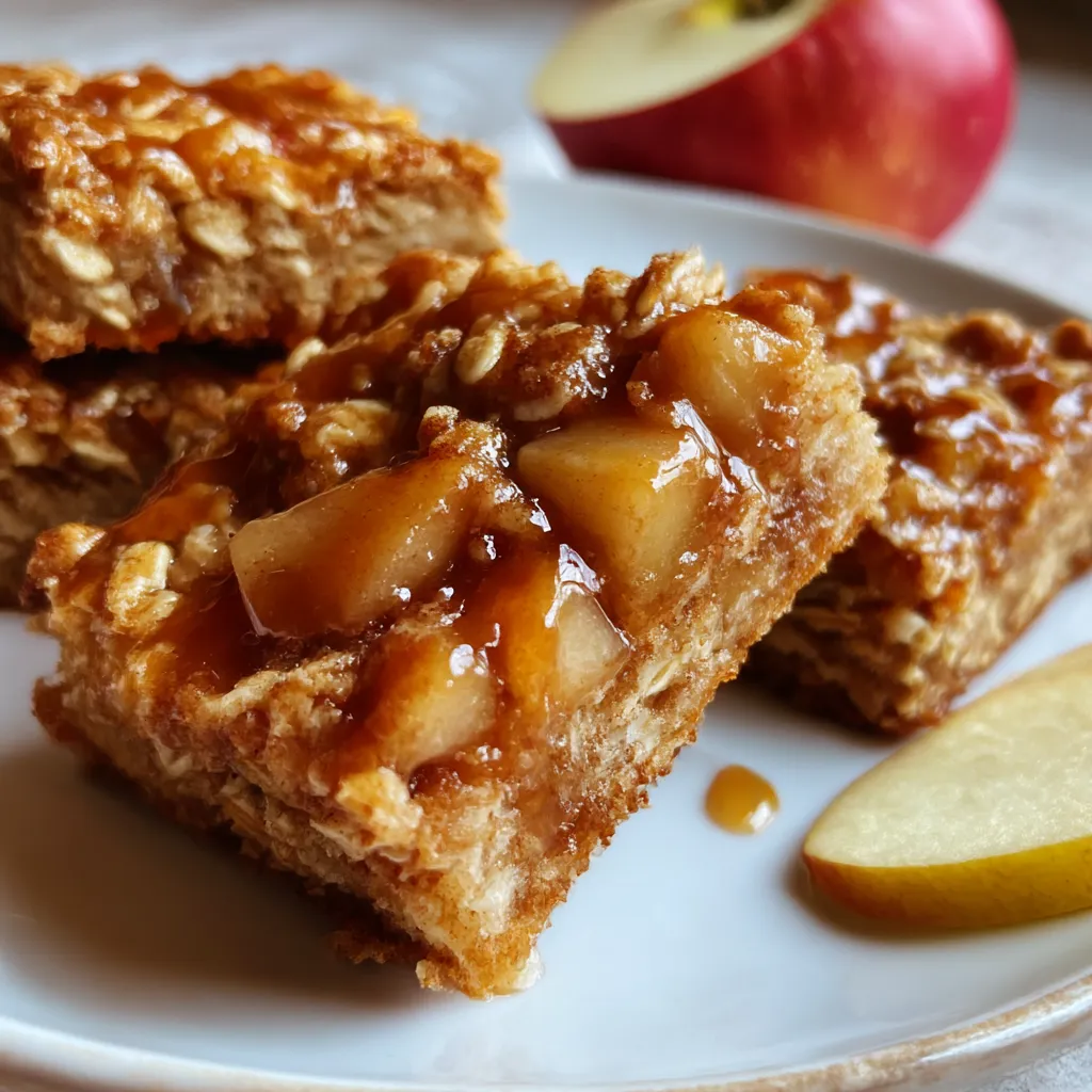 Apple Cinnamon Oatmeal Bars