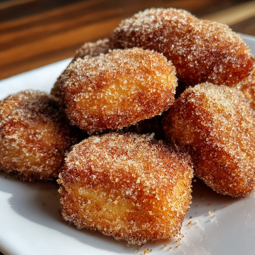 Crispy Fried Cinnamon-Sugar Churro Bites