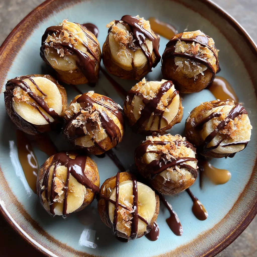 Healthy Banana Chocolate Bites