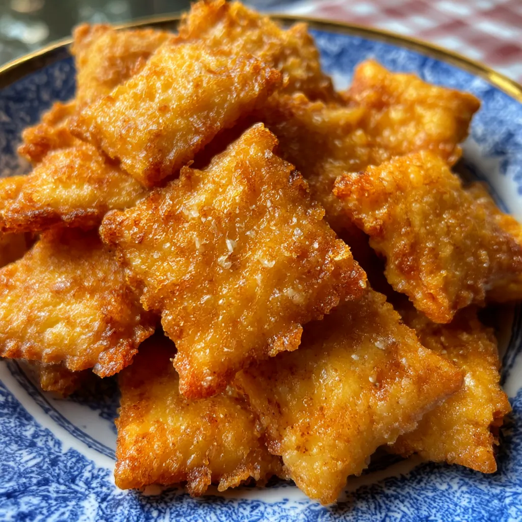 Homemade Crispy Baked Cheddar Cheez-Its