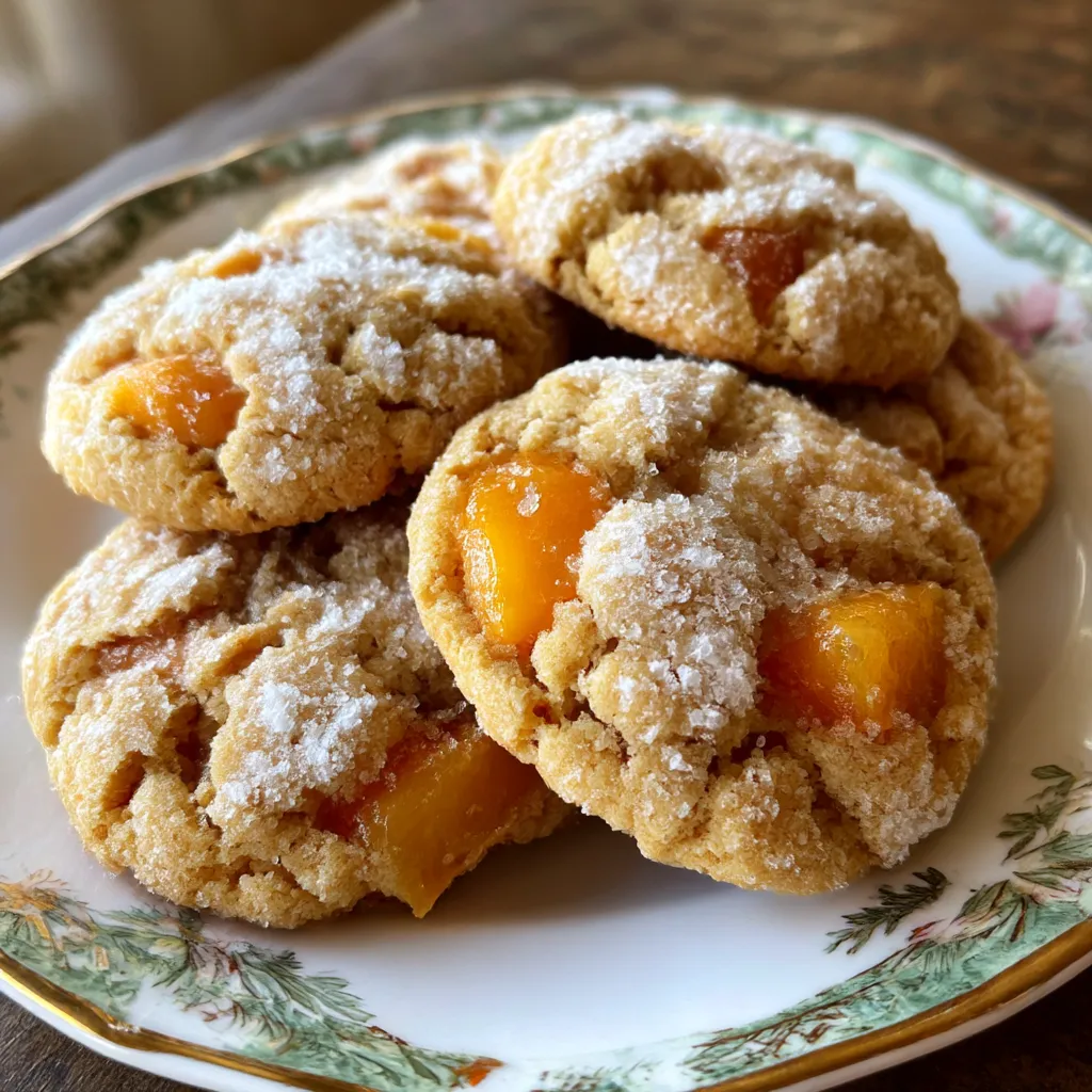 Soft Peach Cookies