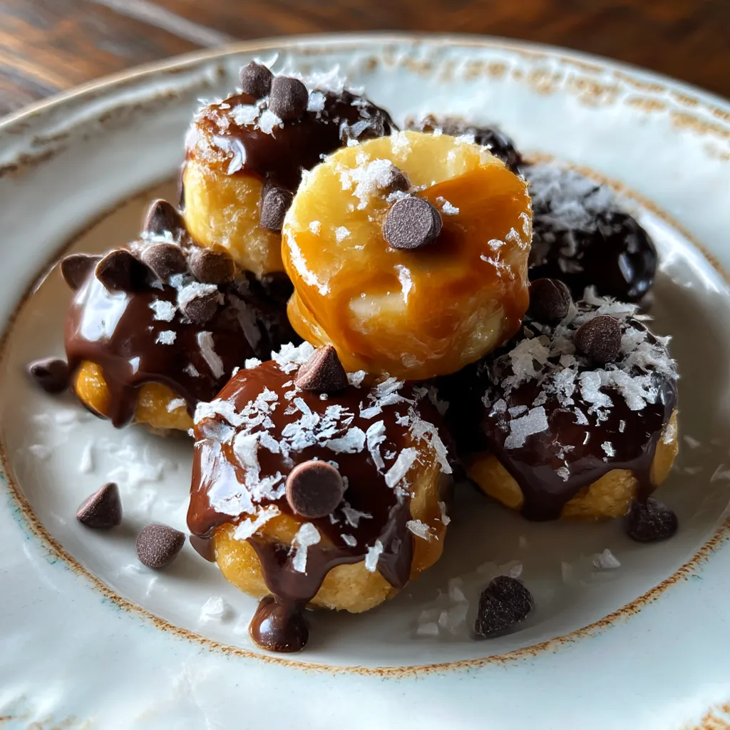 Chocolate Banana Peanut Butter Bites
