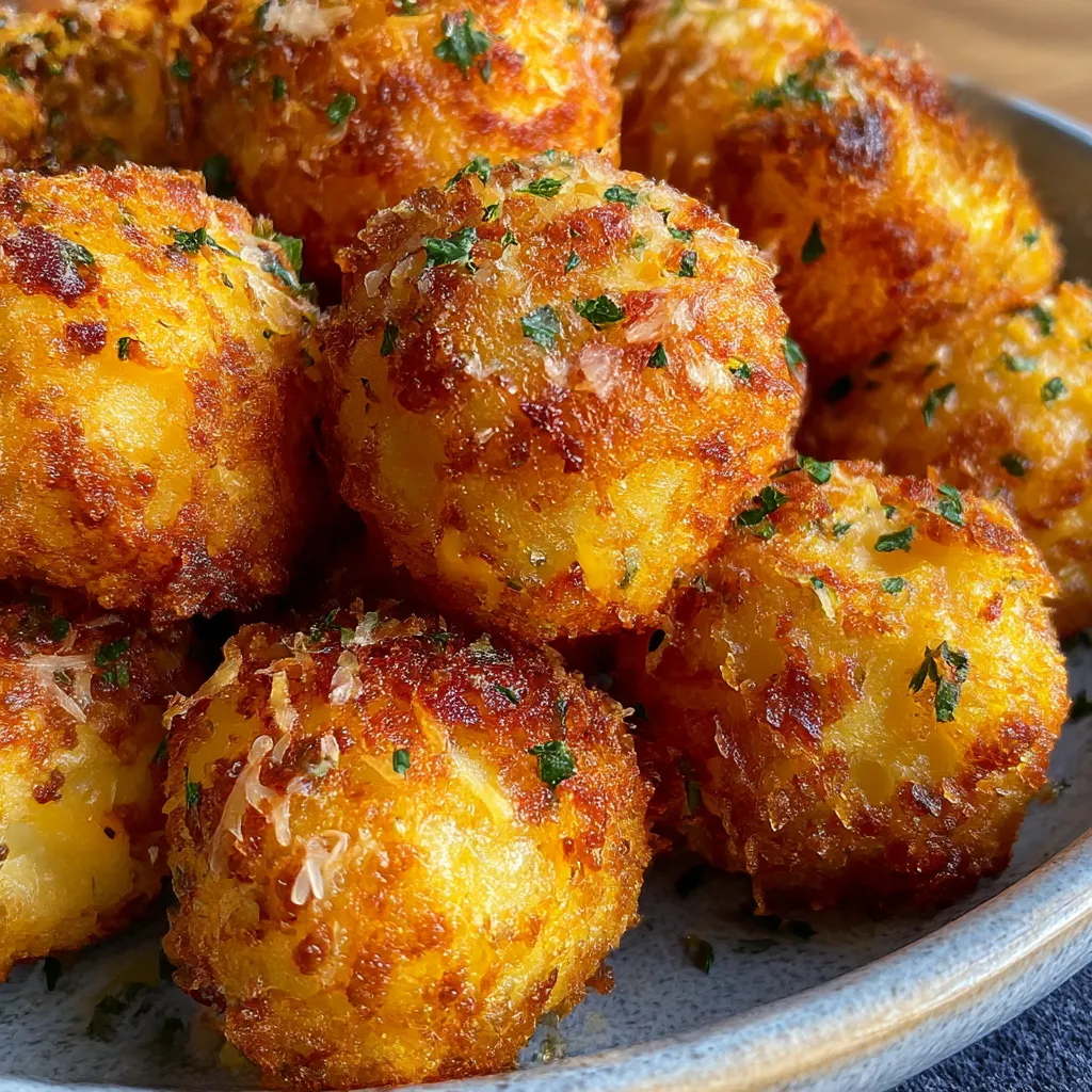 Crispy Cheesy Potato Balls