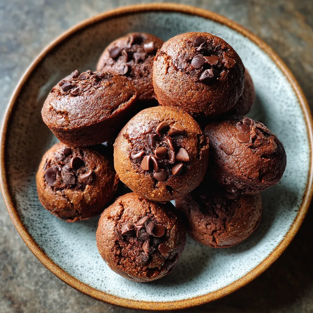 Chocolate Protein Brownie Bites