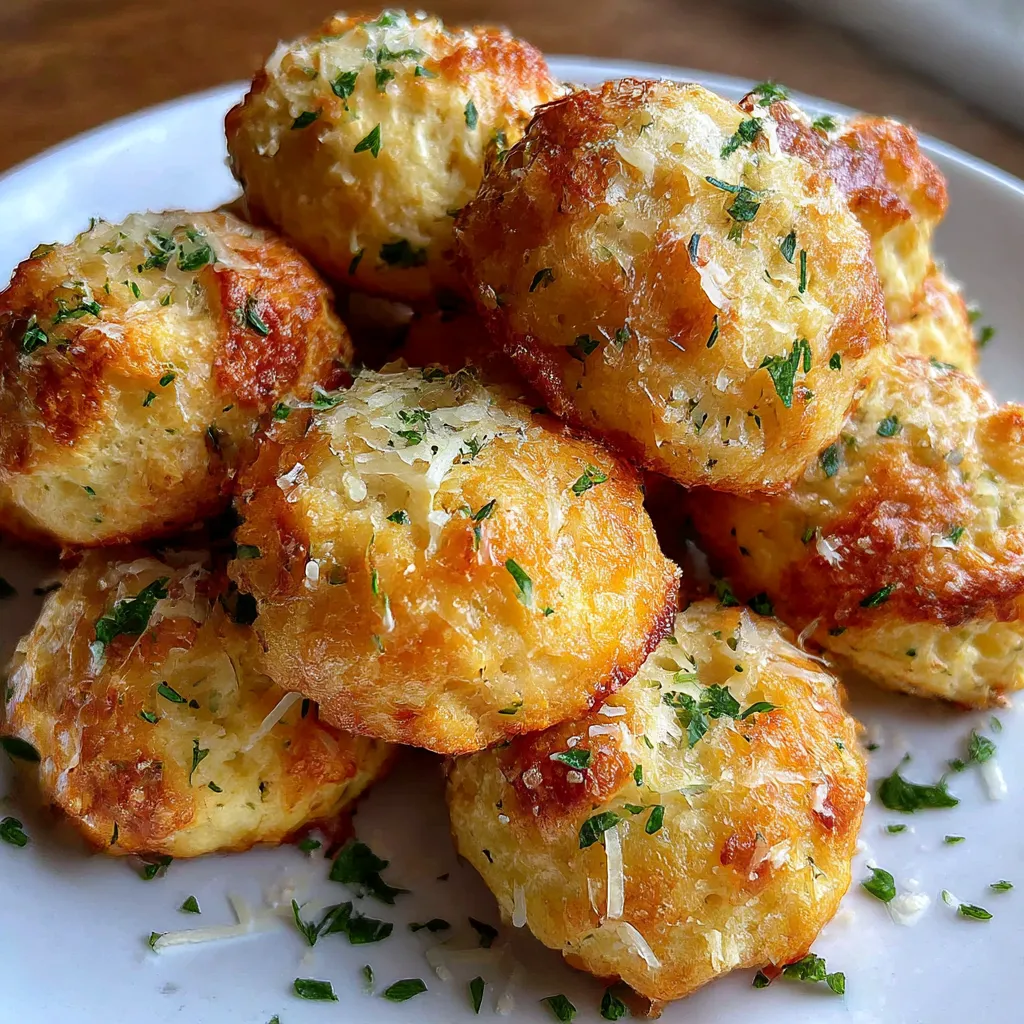 Garlic Butter Parmesan Biscuit Bites