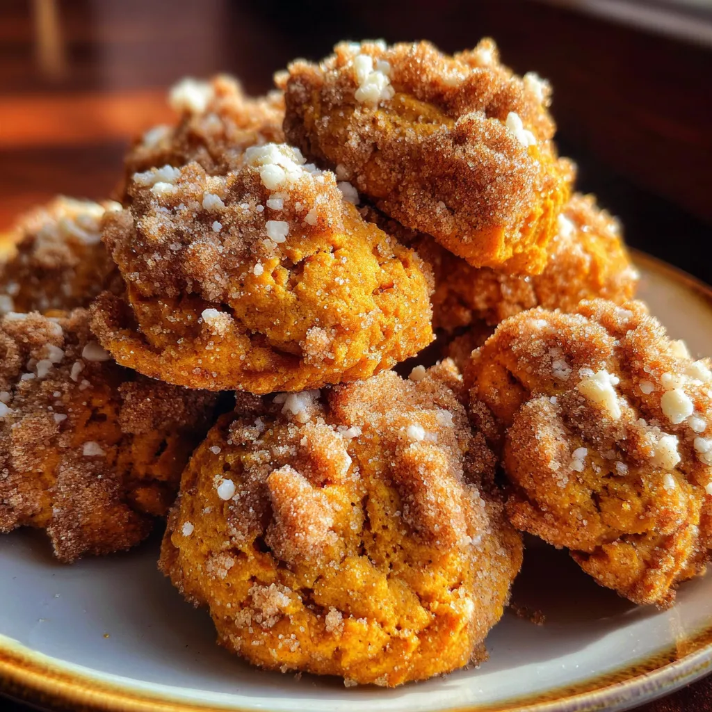 Pumpkin Cinnamon Crumble Cookies