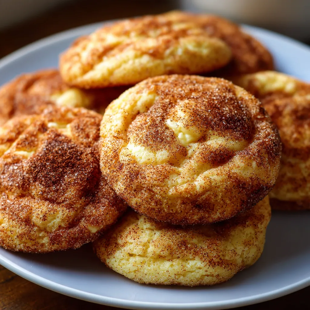 Cheesecake Stuffed Snickerdoodles