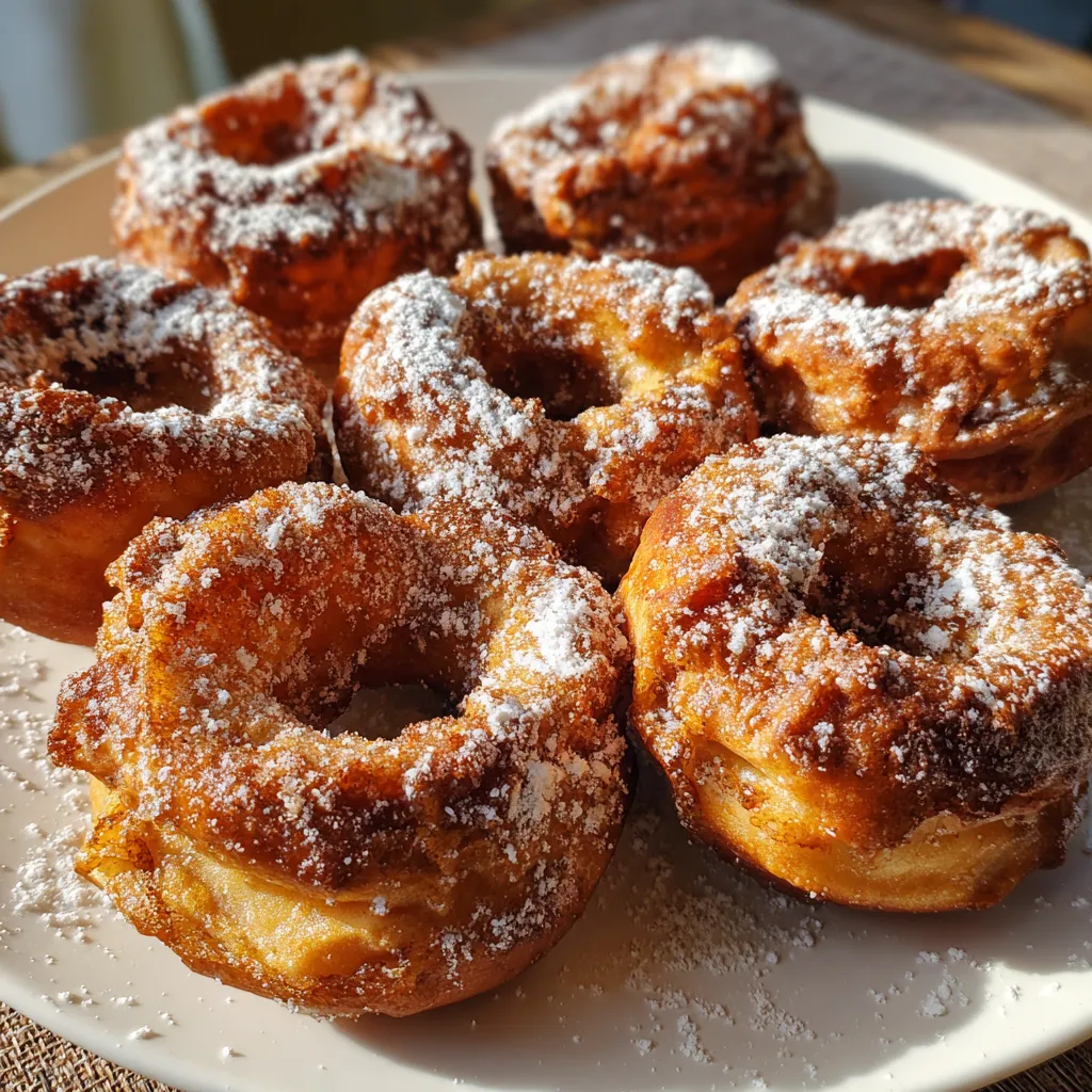 Vegan Puff Pastry Apple Doughnuts