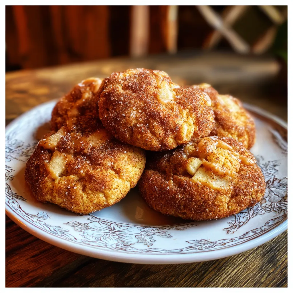 Caramel Apple Snickerdoodles