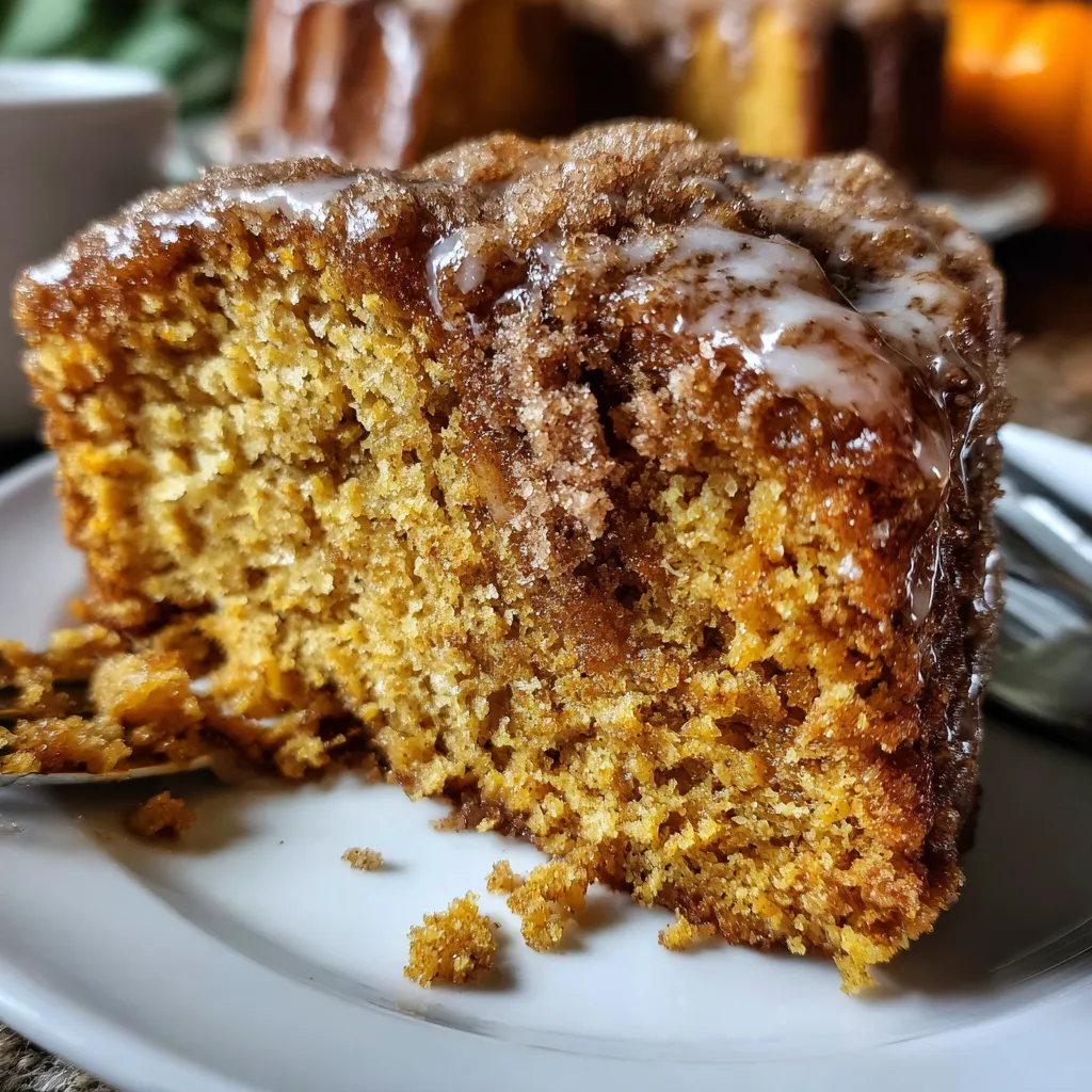 Brown Butter Pumpkin Coffee Cake
