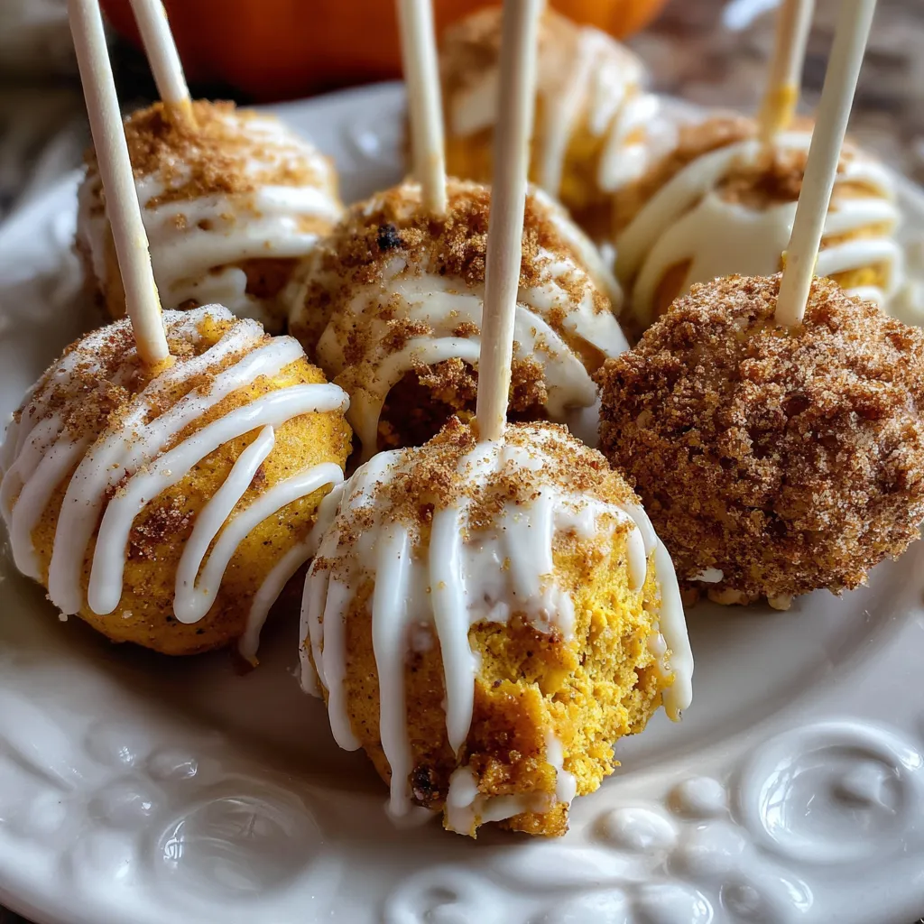 Pumpkin Pie Cake Pops