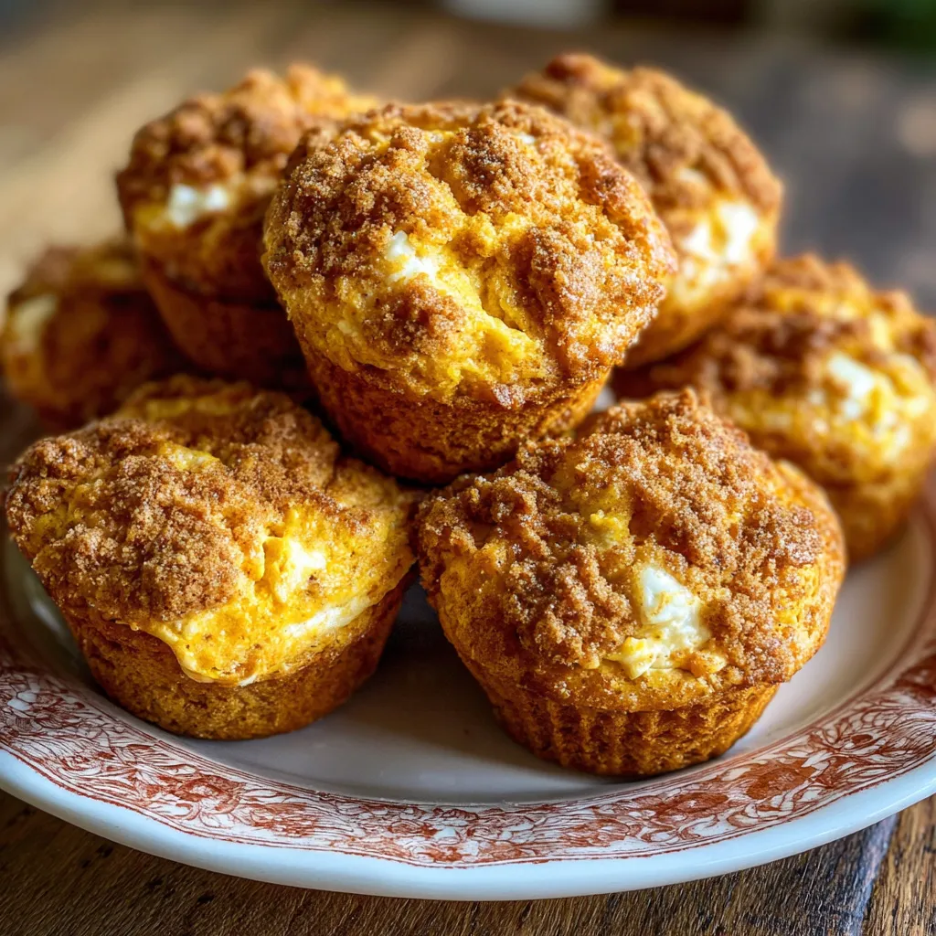 Pumpkin Cream Cheese Muffins