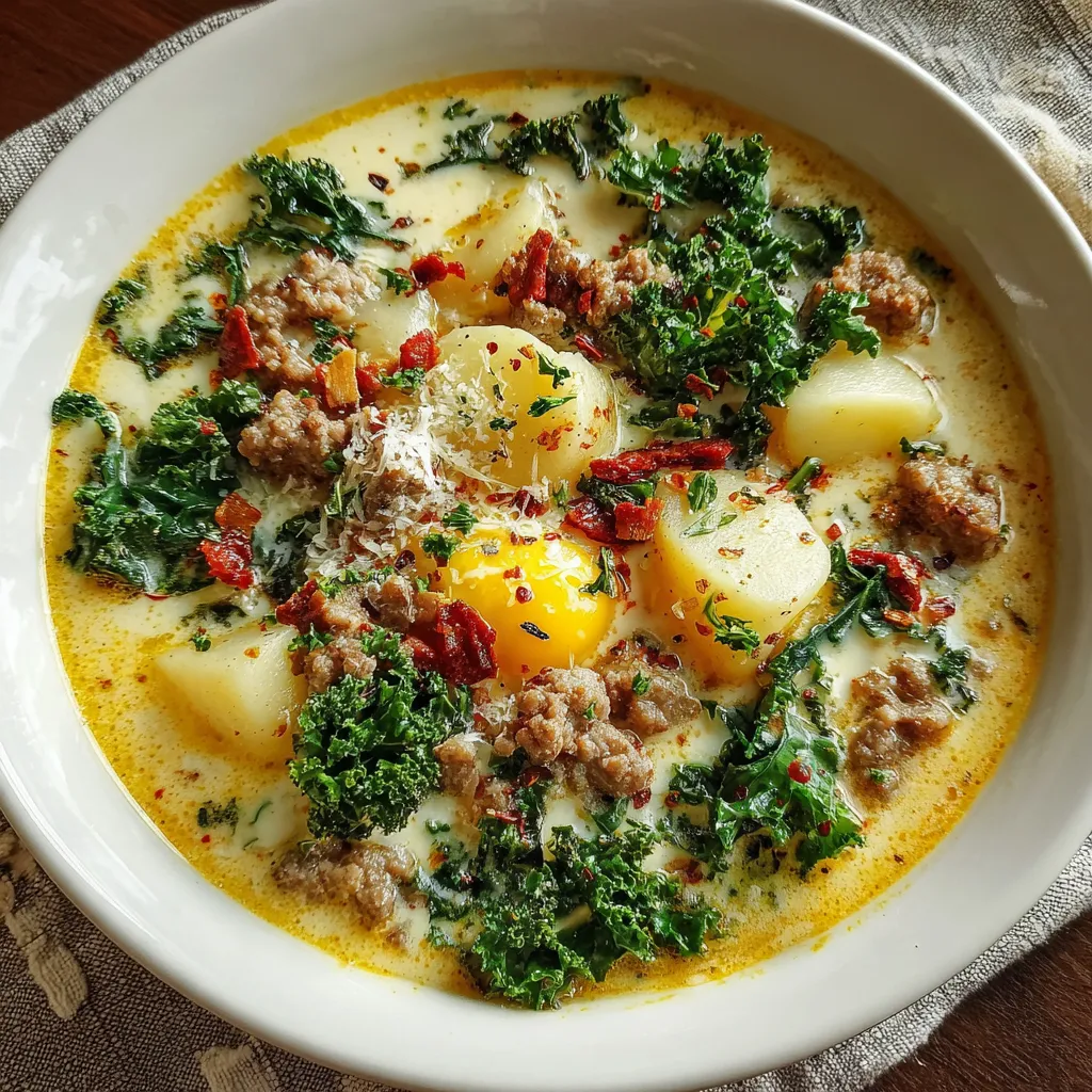 Hearty Creamy Italian Zuppa Toscana