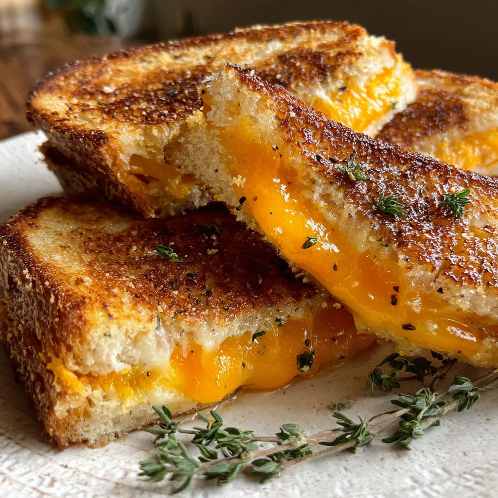 Cheddar Pumpkin Grilled Cheese